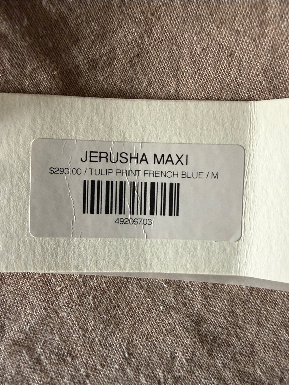 Natalie Martin Jerusha Maxi Dress, Tulip Blue, Size M - Picture 6 of 6